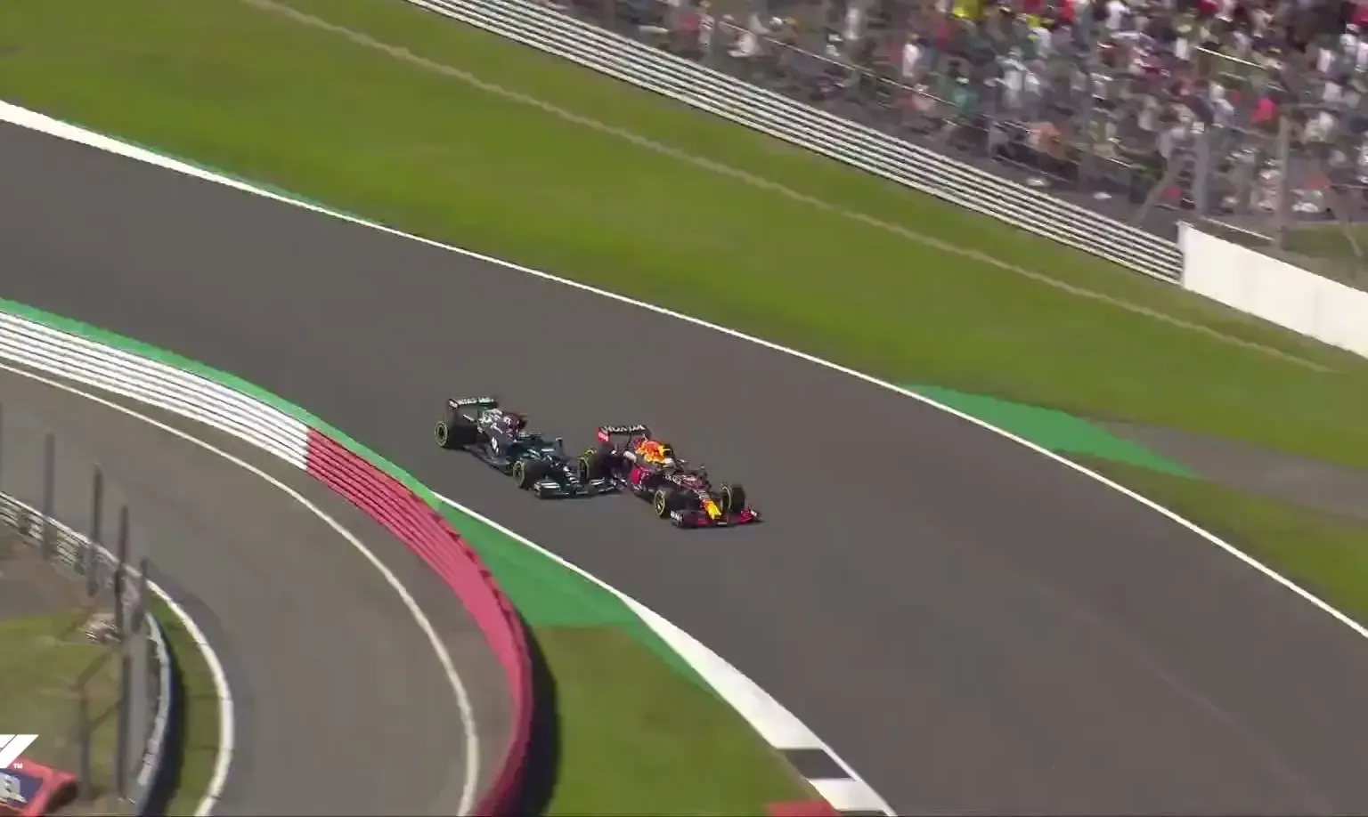 L'incidente fra Hamilton e Verstappen