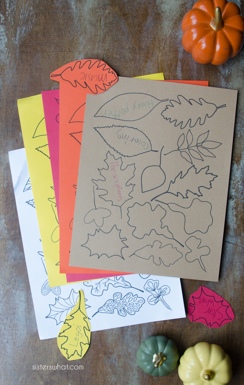 Free Printable Thankful Leaves Coloring Page Sisters What Free Printable Thankful Leaves Coloring Page Sisters What