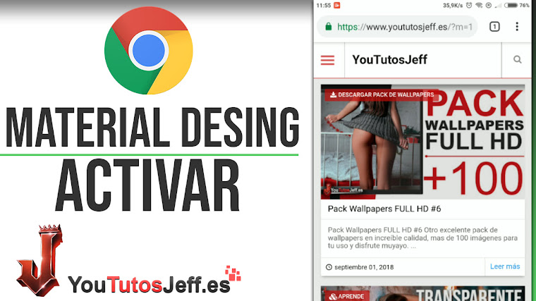 Activar Diseño Material Desing Chrome en Android - Trucos Chrome