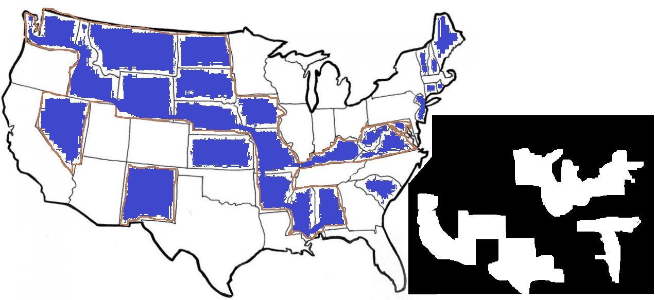 Big 4 Gap Maps