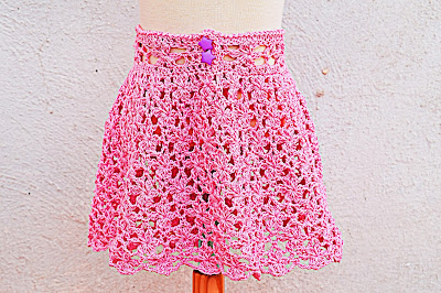 3 - Crochet Falda de flores a crochet y ganchillo muy fÃ¡cil y rÃ¡pida por MAJOVEL CROCHET