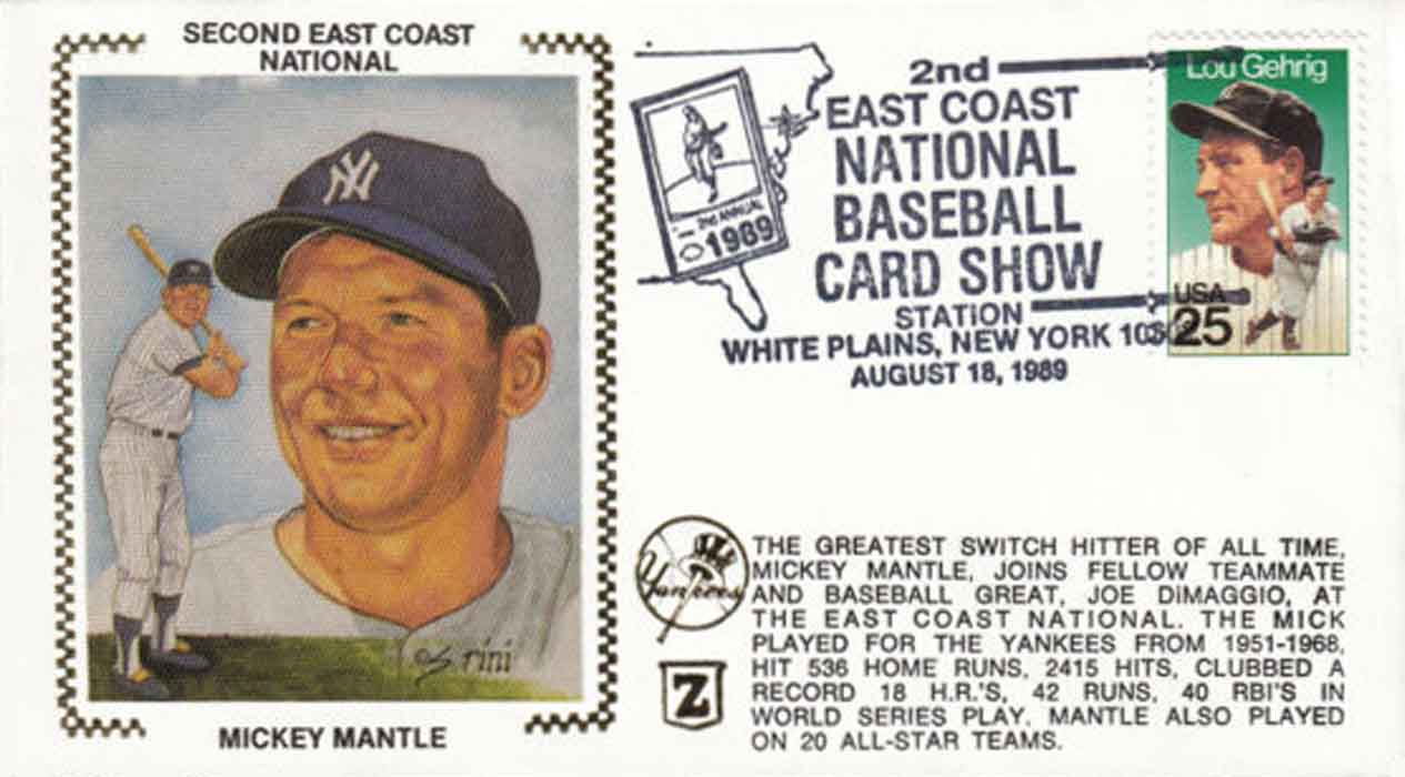 Baseball Stamps & Postmarks Baseball Card Show IV East Coast National