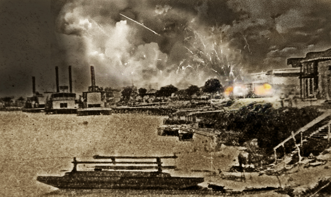 Brownsville Station 1857 Gunpowder Keg Explosion in Brownsville, Texas