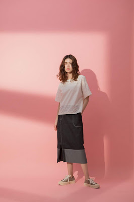 夢之河短袖上衣-水花