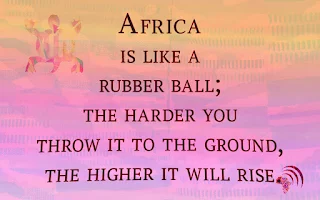 Quote getting to know Africa