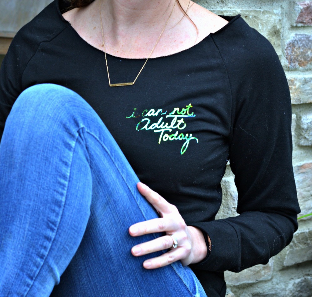 Full Size T-Shirt With Cricut Joy  Cricut Joy Adult Shirts 