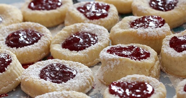 Jam Hands: Cherry or Apricot Kolacky Thumb Print Cookies