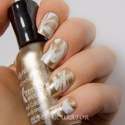 cream marble nails gold nail manicurator water magnum ice golden hansen stylelist