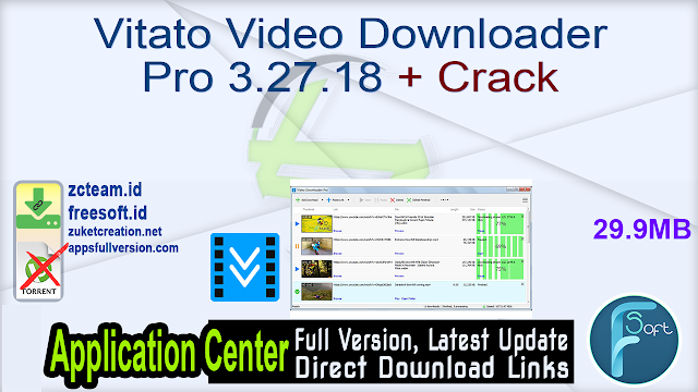 Vitato Video Downloader Pro 3.27.18 + Crack_ ZcTeam.id