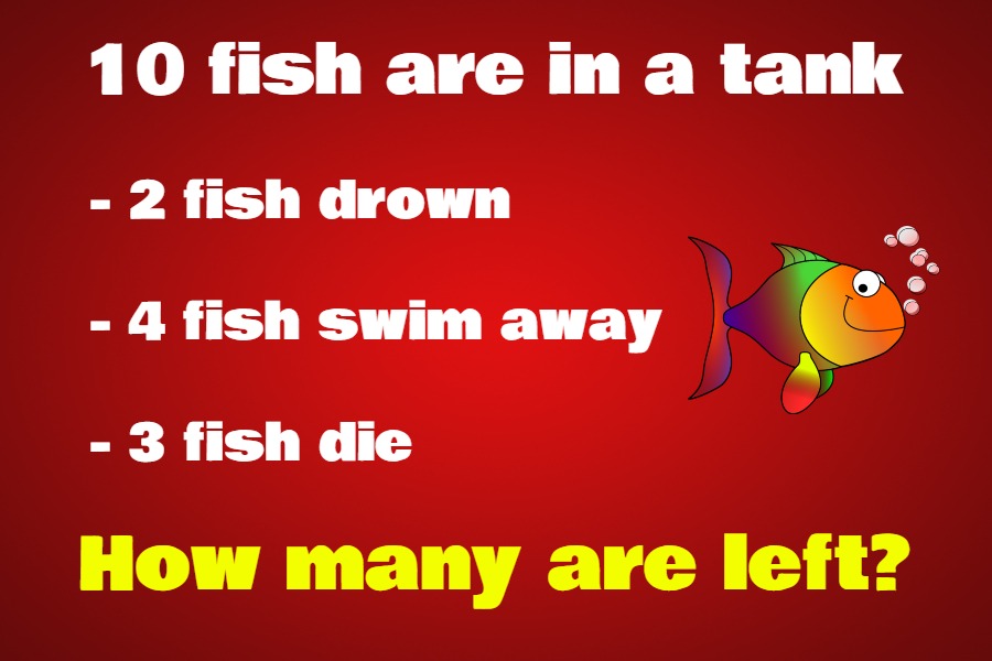 10 fish are in aquarium puzzle
