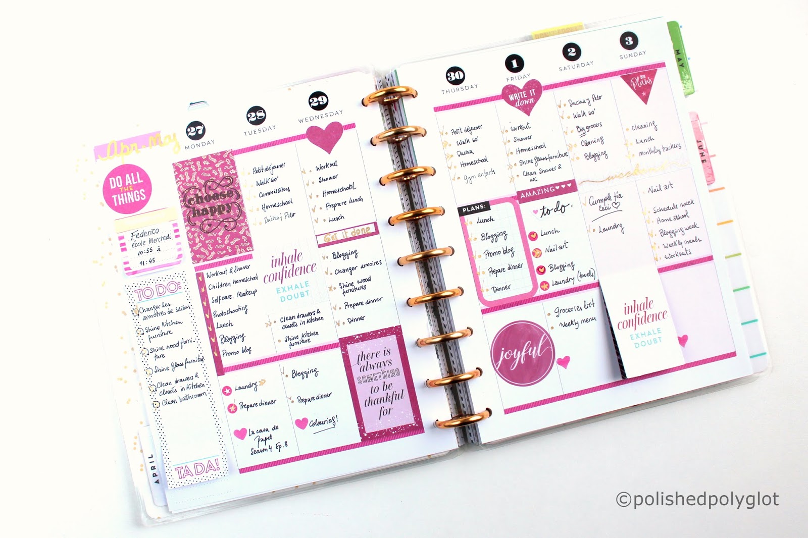 Faves │ The Happy Planner My New Favorite Thing Polished Polyglot