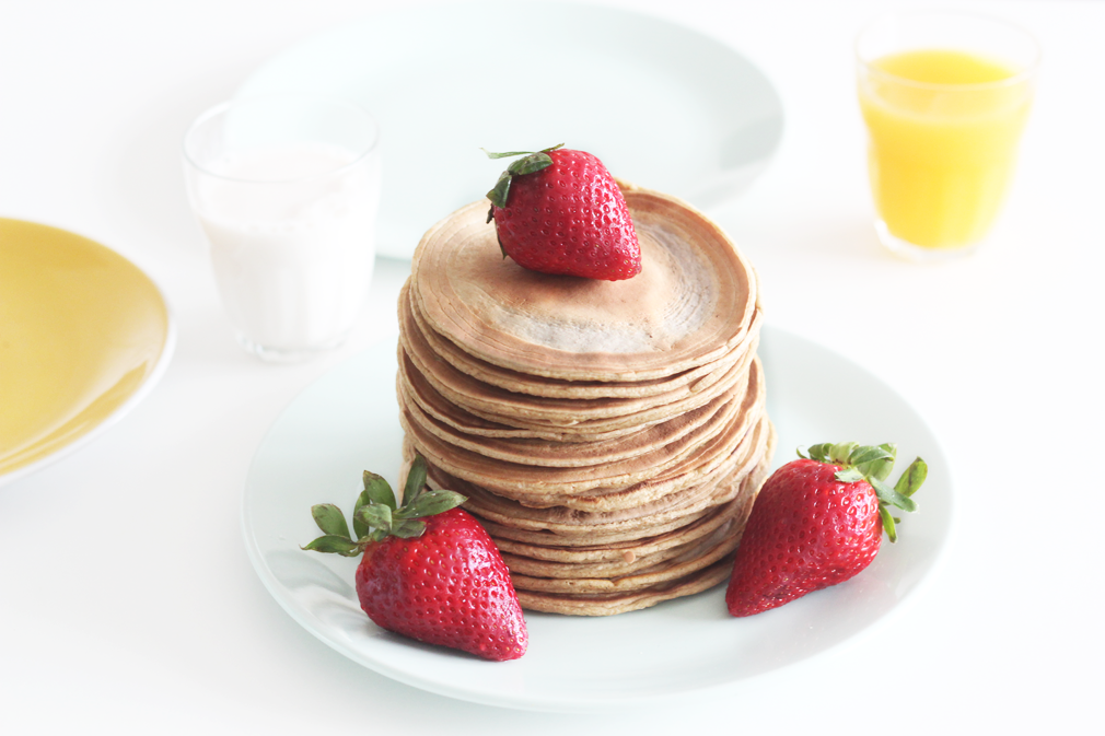 Axelle et ses caprices Pancakes (healthy et sans lait)