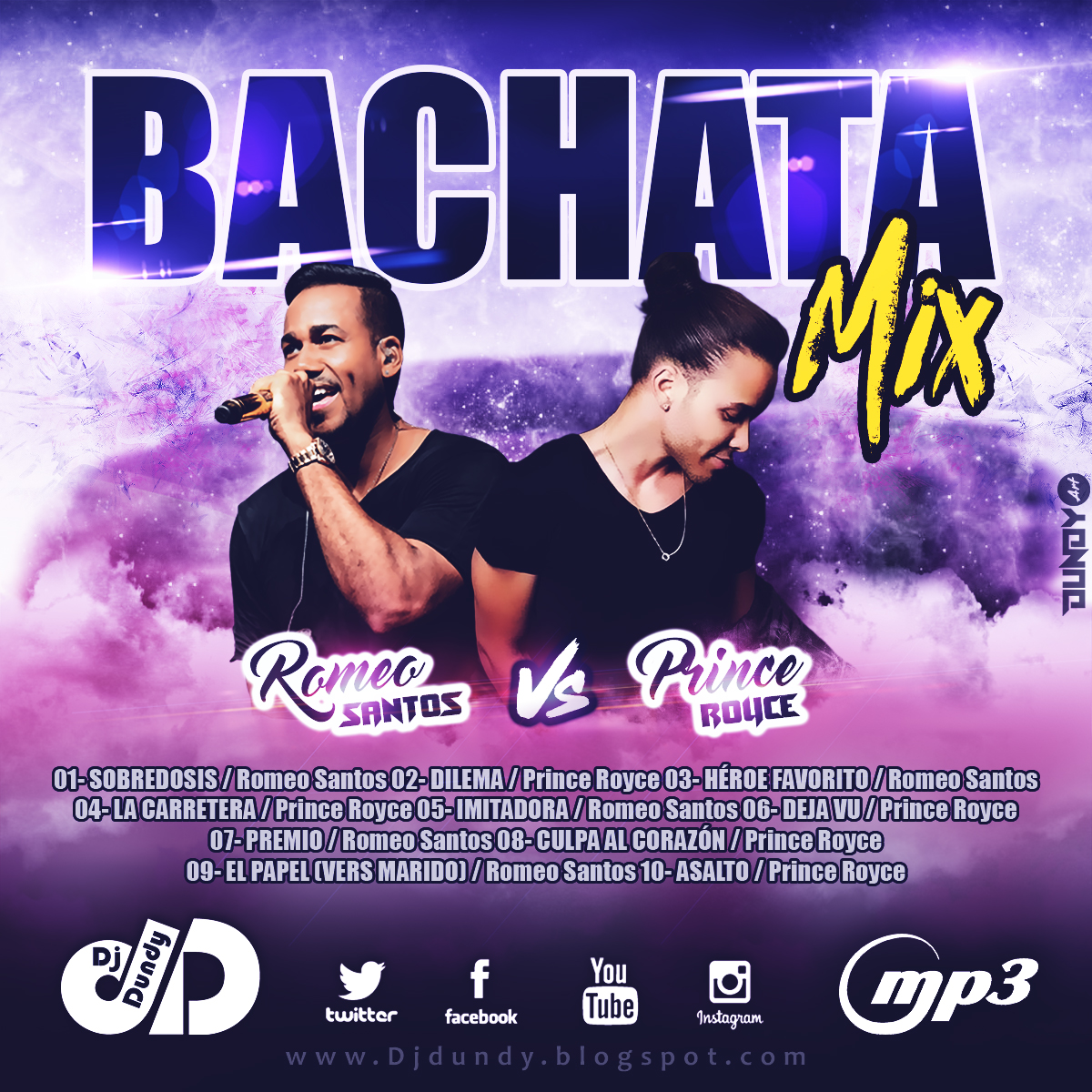 BACHATA MIX (ROMEO SANTOS vs PRINCE ROYCE)
