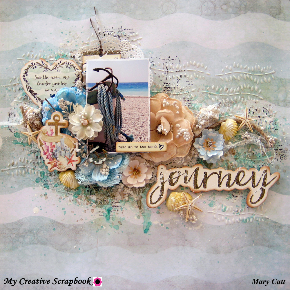 Mary's Crafty Moments ''Journey'' A GD Layout for My Creative