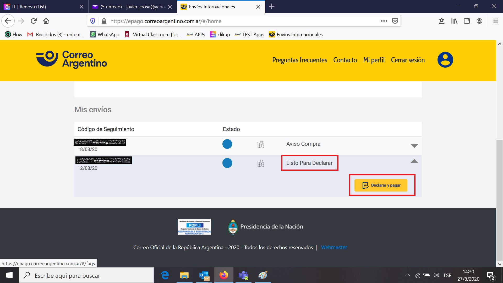 PARTE 4 Compra en el Exterior desde Argentina.