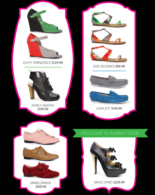 Tulsi says...Fab4less World for Number One Shoes....The Range