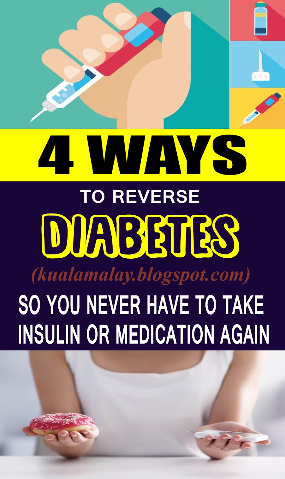 4 WAYS TO REVERSE DIABETES SO YOU NEVER HAVE TO TAKE INSULIN OR