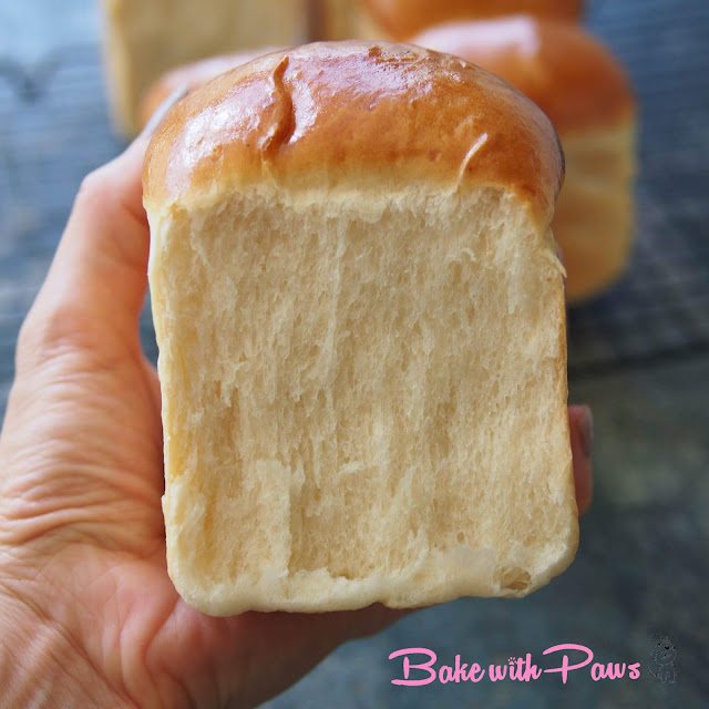 Shokupan Japanese Soft White Bread (Yudane Method) BAKE WITH PAWS