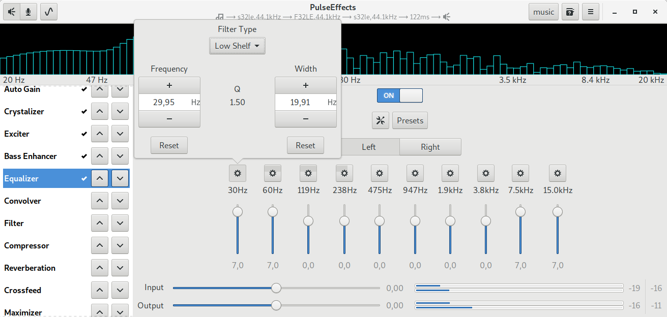 Ubuntu 20.04 / Linux Mint 20 retrouver l'usage de l'égaliseur dans