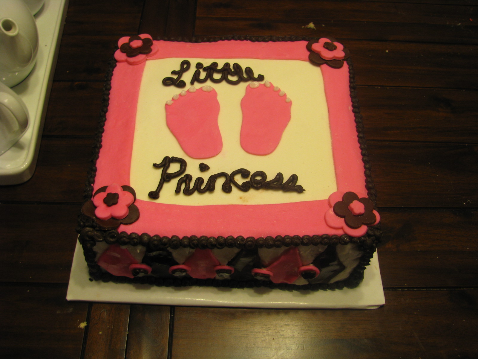 Cakes by Erine Footprint Shower Cake