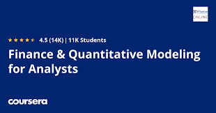 Coursera Finance & Quantitative Modeling for Analysts Review