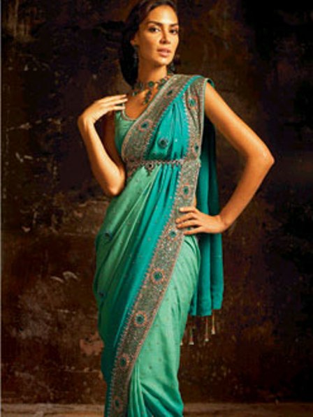 saree for bride reception