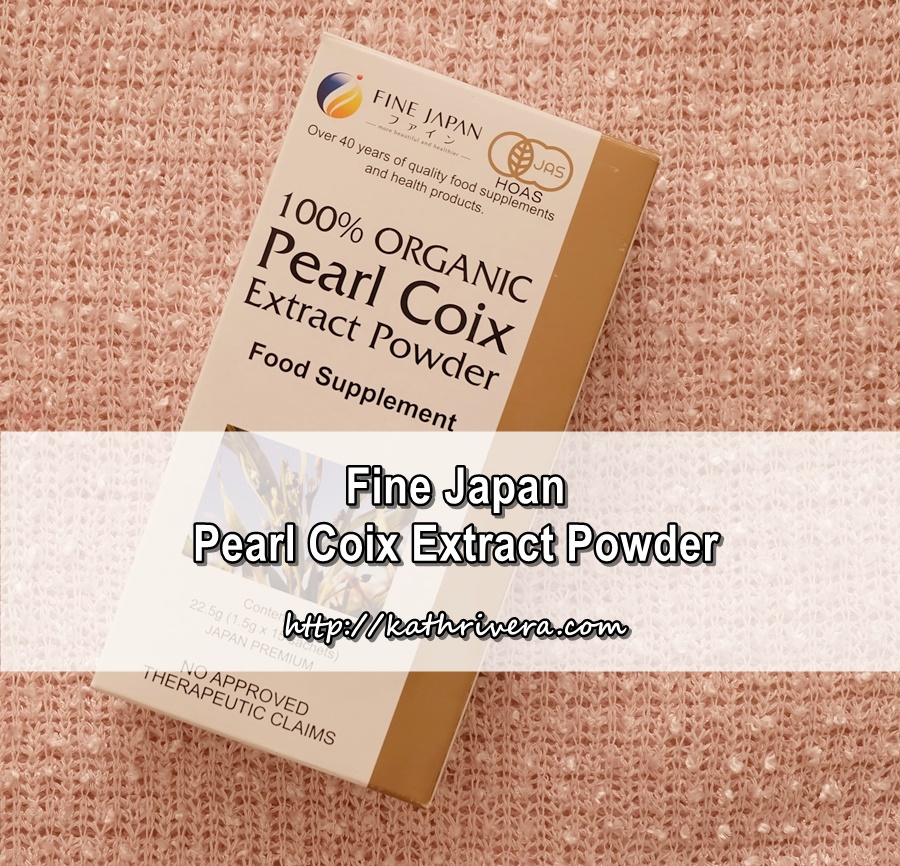 Product Review Fine Pearl Coix Extract Dear Kitty Kittie Kath Top
