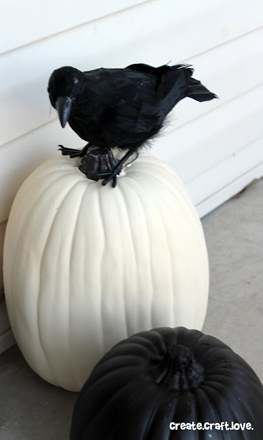 raven inspired halloween porch