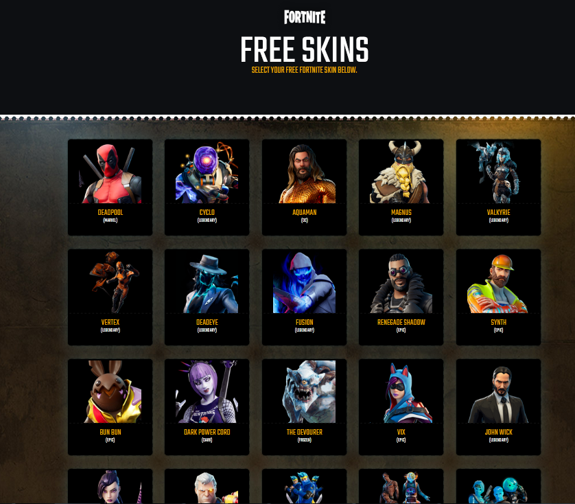 Fortgag Com Free Skins Fortnite From Fortgag Com Cmsgalery
