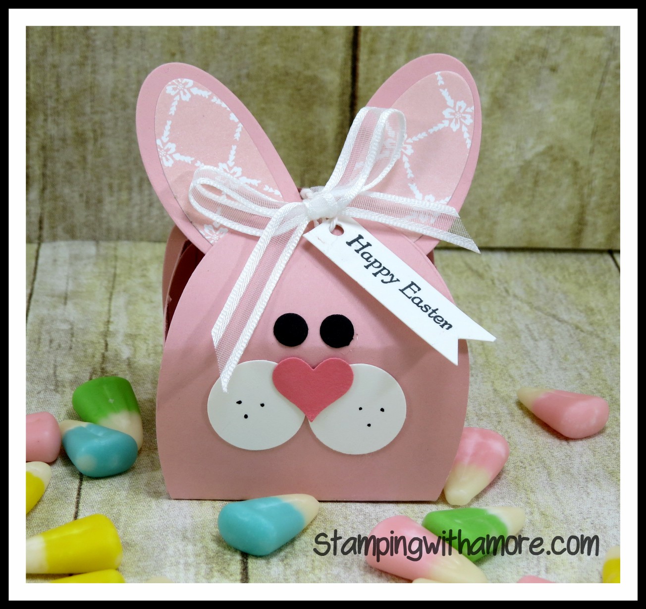 Stampingwithamore ADORABLE BUNNY TREAT HOLDER