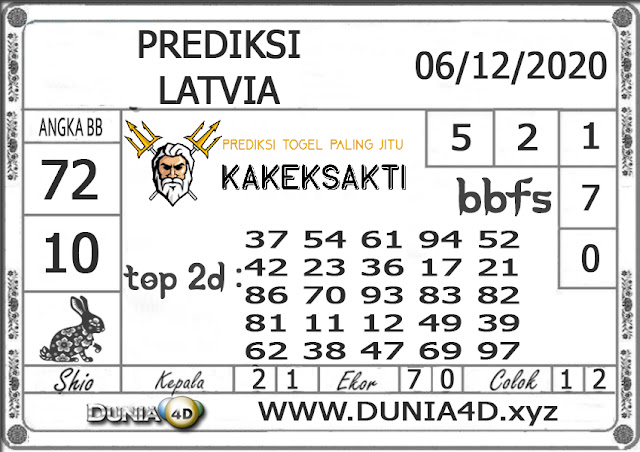 Prediksi Togel LATVIA DUNIA4D 06 DESEMBER 2020 Prediksi Togel LATVIA DUNIA4D 06 DESEMBER 2020