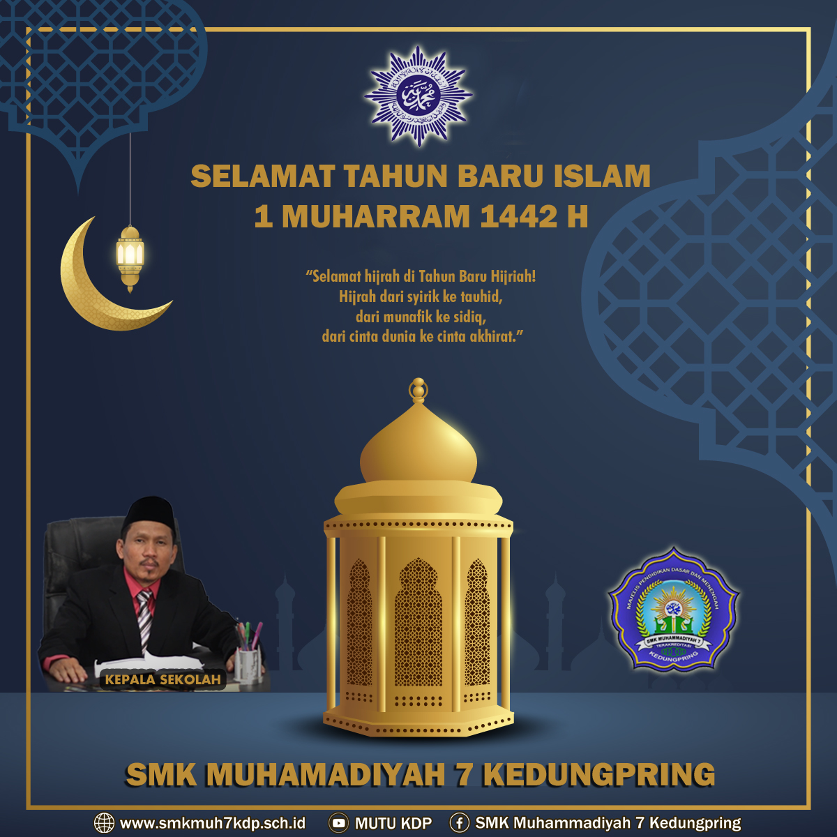 Tahun Baru Hijriah 1442 H - SMK Muhammadiyah 7 Kedungpring | Official
