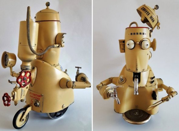Arturas Tamasauskas Artist Artas esculturas metal ferro velho lixo steampunk animais