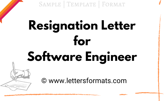 resignation letter software developer resignation letter software developer