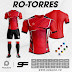 Áo Không Logo Rozaco RO-TORES Màu Đỏ