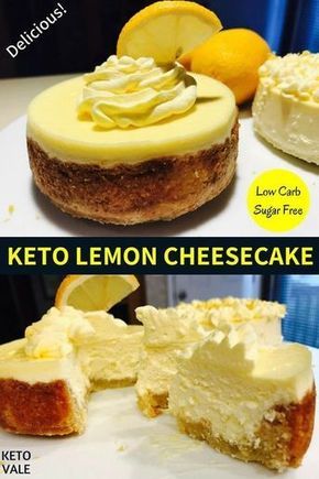 Keto Lemon Cheesecake