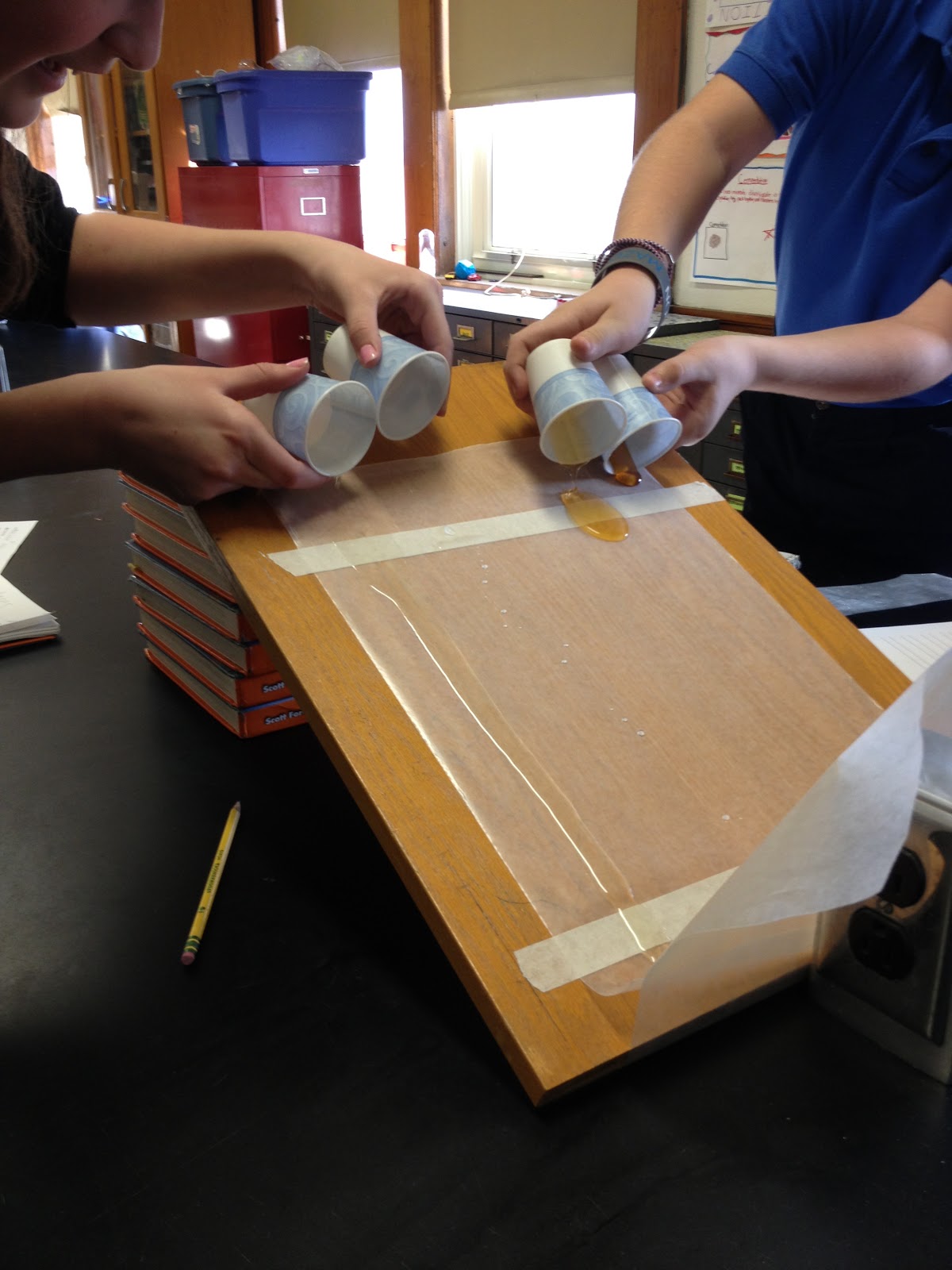 Bits and Pieces of Middle School Viscosity Races