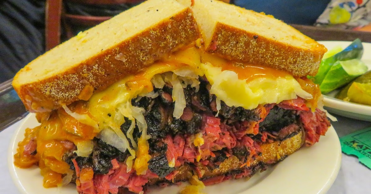 Cannundrums Reuben with Pastrami Katz's Deli, NYC