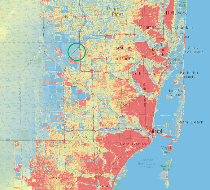 Map Of Miami Dade County Florida