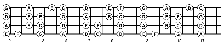 Bass Fretography: Bass Fretboard Symmetry