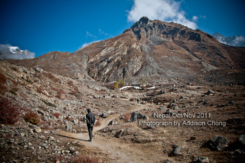 On the way to Muktinath Temple