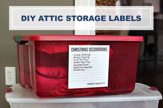 How to Make Storage and Organizational Labels with a Sharpie and