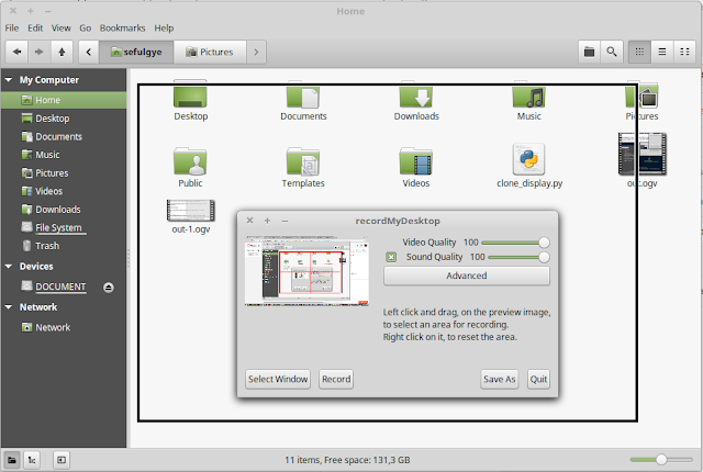 Cara Merekam Area Desktop Linux dengan RecordMyDesktop merekam desktop ubuntu merekam video di ubuntu merekam suara di ubuntu merekam layar di ubuntu