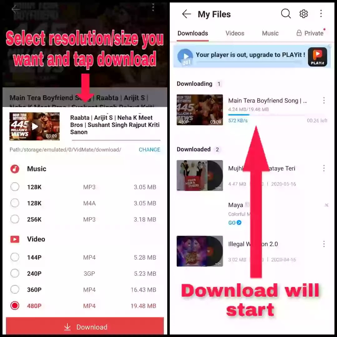 Fastest best 2 ways to download YouTube videos in Android