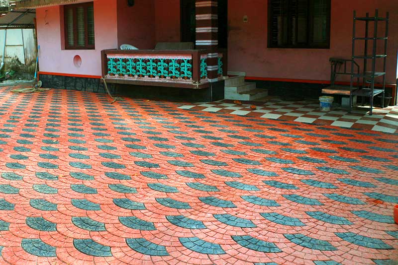 Tharayod Tharayodu Terracotta Clay Interlock Tile Bricks Flooring