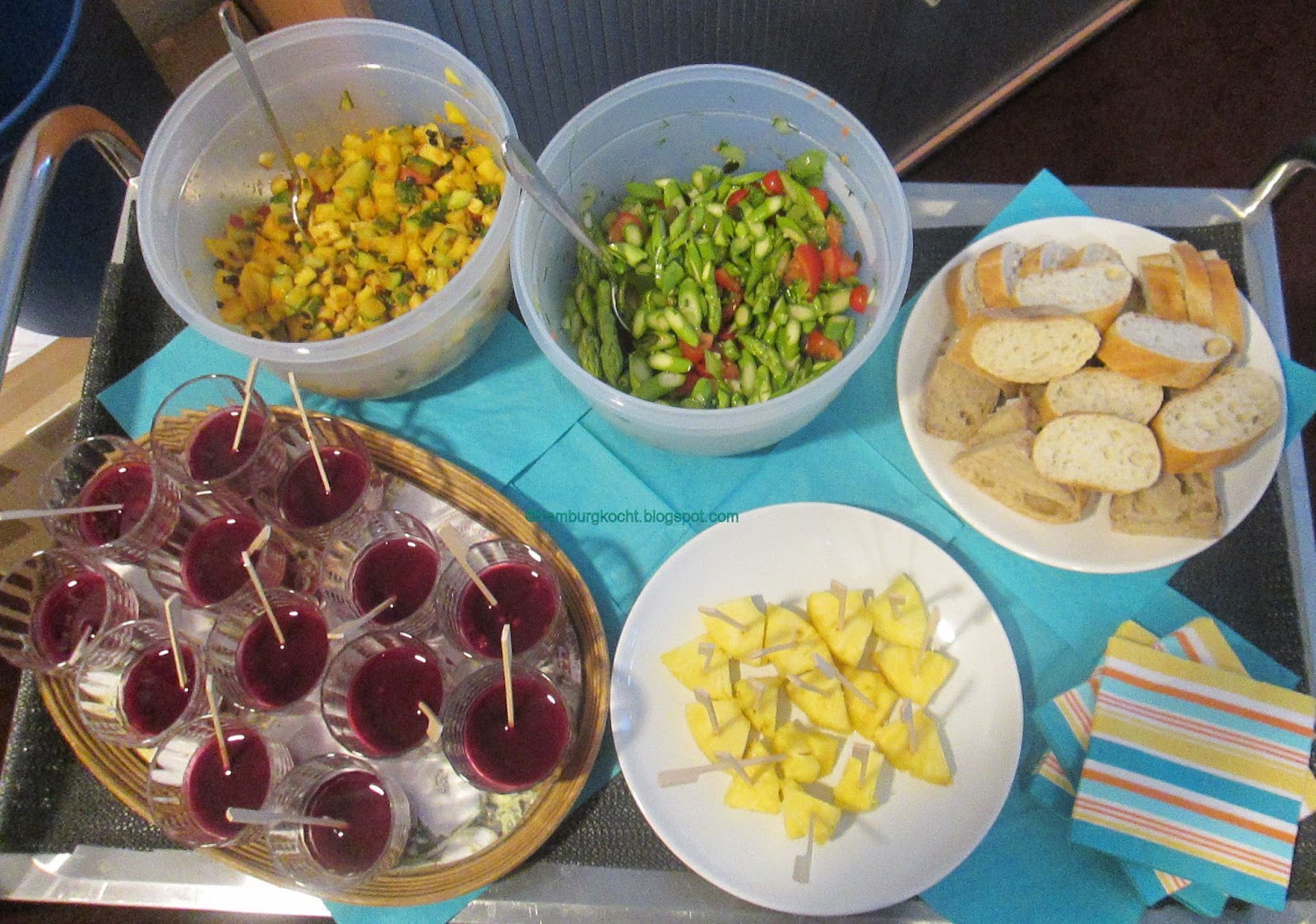 Hamburg kocht!: Salat aus grünem Spargel und Tomaten (Detox Beautifier ... Hamburg kocht!: Salat aus grünem Spargel und Tomaten (Detox Beautifier ...