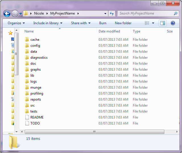 Folder Subfolder Structure Template
