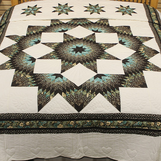 Quilting Land King Broken Star Quilt