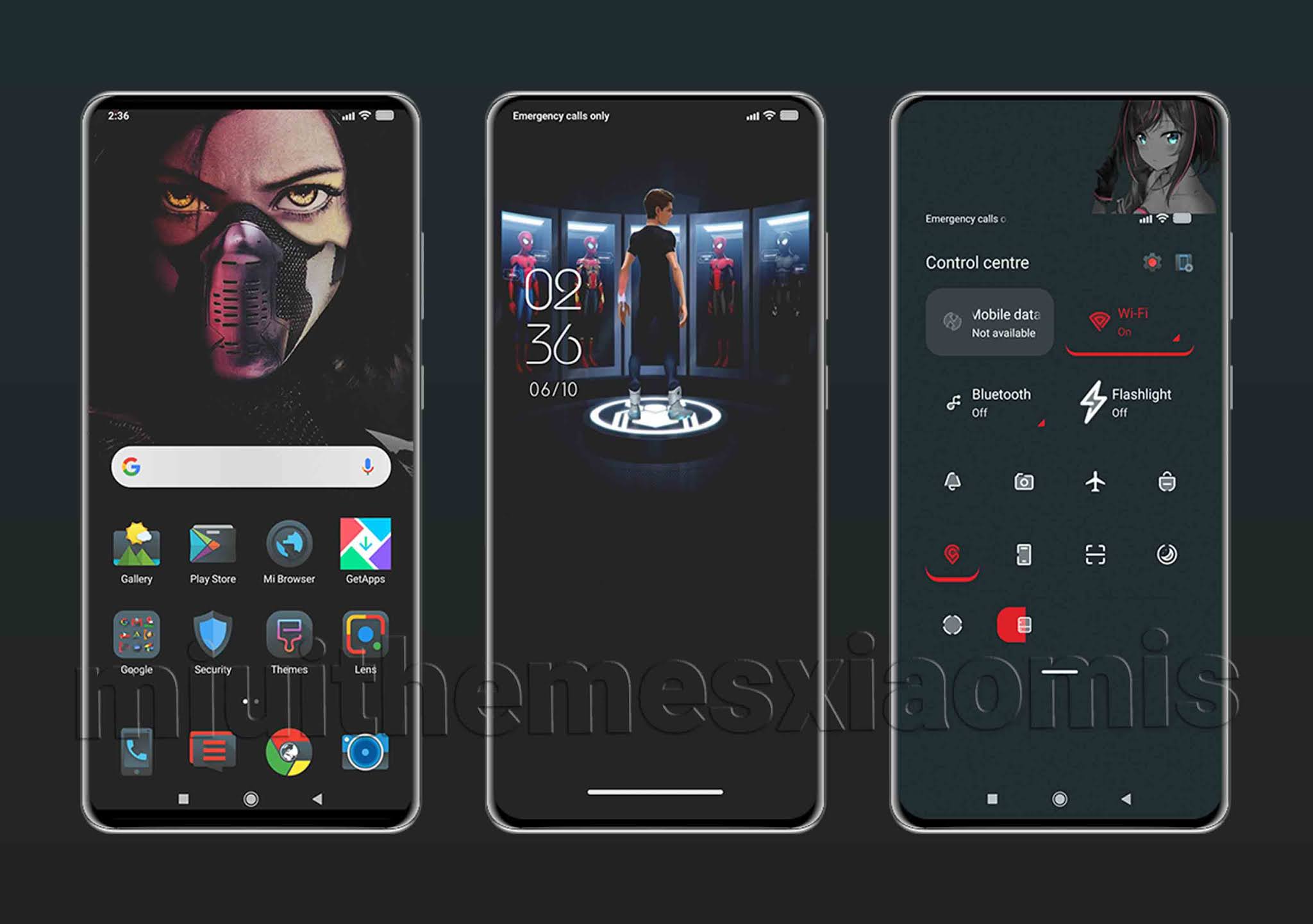 Black Phone MIUI Theme Best Animation Theme With Adorable Icons Pack