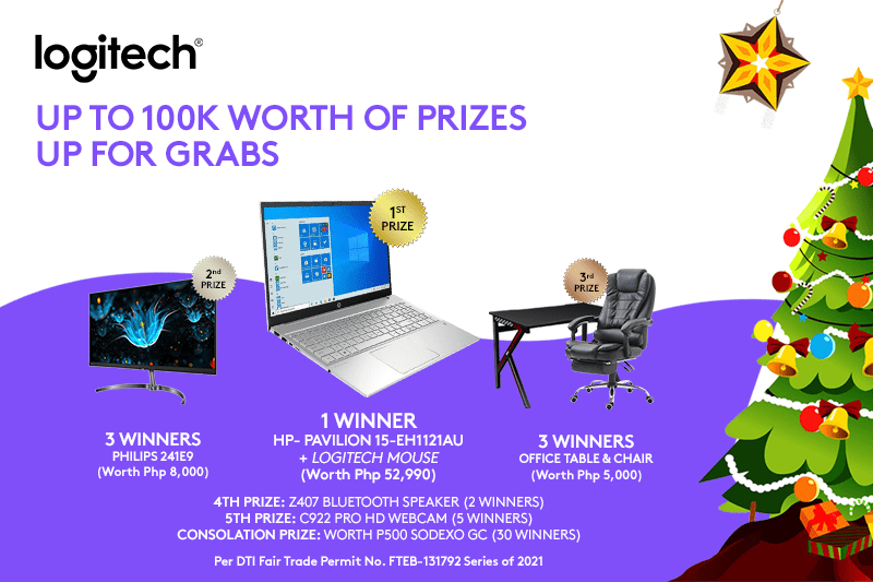 Win Exciting Prizes from Logitech Work From Home Xmas Xtravaganza!